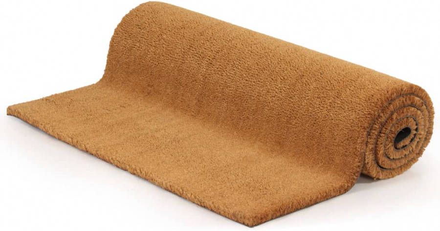 VIDAXL Deurmat 24 mm 80x100 cm kokosvezel natuurlijk