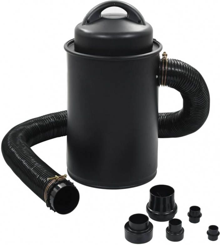 VIDAXL Stofafzuiger met adapterset 1100 W ijzer zwart
