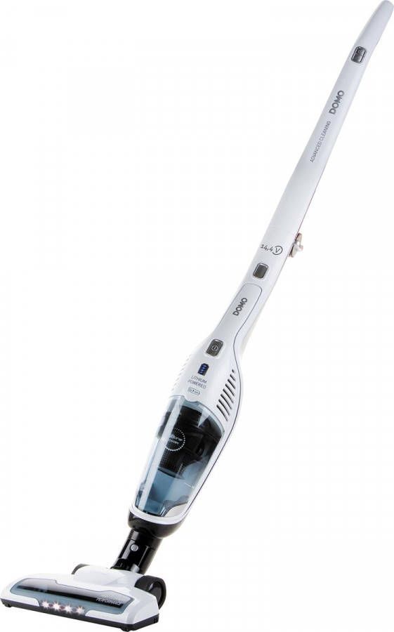 Domo steelstofzuiger 2 in 1 met oplaadbare batterij, 14, 4 V, wit