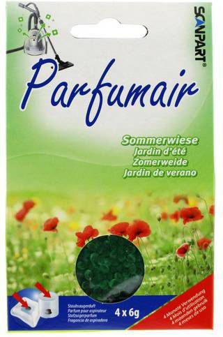Scanpart Parfumair geurparels zomerweide, 4 stuks Stofzuiger luchtverfrisser