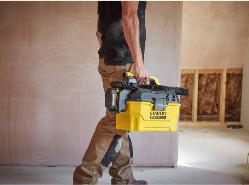 STANLEY 18V FatMax V20 7.5L Nat en droog accubouwstofzuiger Nat en droogzuiger