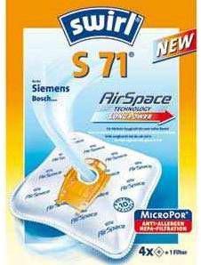 Swirl S 71 AirSpace Stofzuigerzak