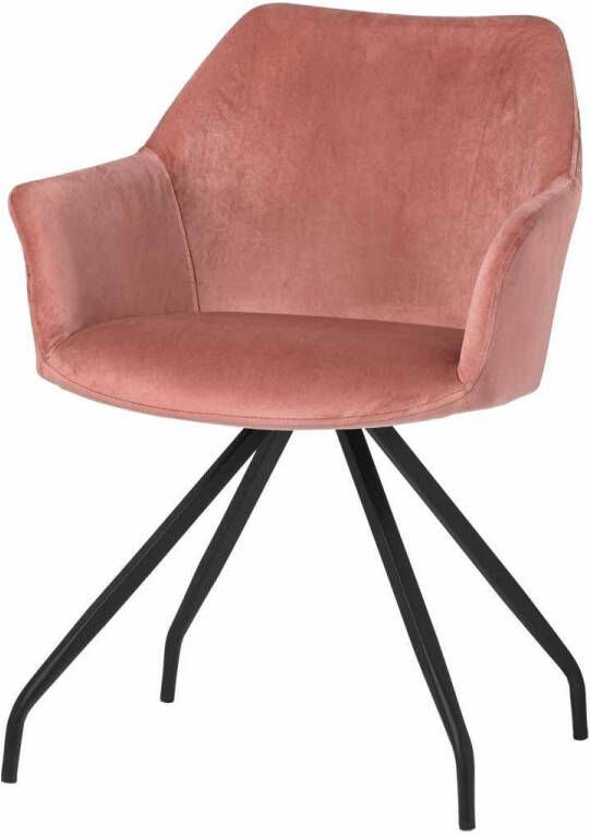 Riverdale Eetkamerstoel Ava roze 82cm Roze
